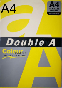 FOTOKOPIRNI PAPIR A4 80G DOUBLE A  RUMENA LEMON INTENZIV 1/500