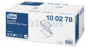 BRISAČE DVOSLOJNE ZLOŽENKE V PREGIB TORK 100278 H3 BELE  1/3000
