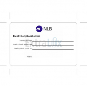 NLB-0012 IDENTIFIKACIJSKA IZKAZNICA ZA SEFE BL-214