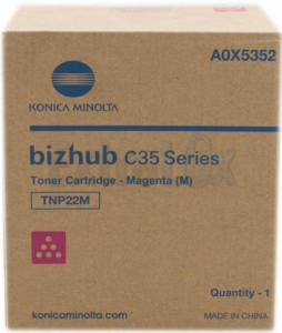 MINOLTA TONER A0X5352 TNP-22M MAGENTA ZA BIZHUB C35P