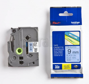 TRAK BROTHER P-TOUCH TZE-521 9MM ČRNA NA MODREM