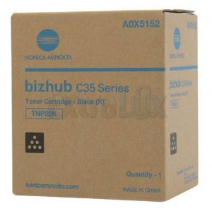 MINOLTA TONER A0X5152 TNP-22K BLACK ZA BIZHUB C35, C35P