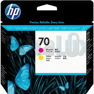 HP TISKALNA GLAVA C9406A ŠT.70 MAGENTA IN YELLOW ZA DJ Z2100/Z3100/Z3200