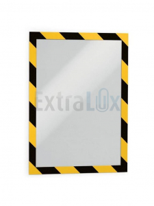 OKVIR SAMOLEPILNI INFORMAC. MAGNETNI DURABLE DURAFRAME 4944130 A4 SECURITY 2/1, RUMENO/ČRN