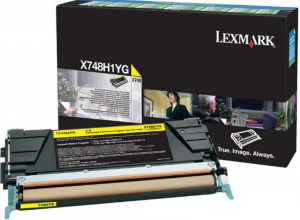 LEXMARK TONER X748H1YG YELLOW ZA X748
