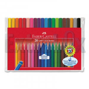 FLOMASTRI FABER-CASTELL ŠOLSKI TRIROBNI GRIP 1/20