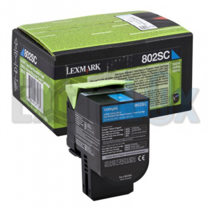 LEXMARK TONER 80C2SC0 CYAN ZA CX310/CX410/CX510