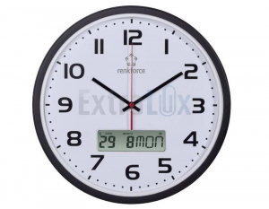 URA STENSKA FI 32CM RADIJSKO VODENA RENKFORCE HD-WRCL135 ČRNA 1344640