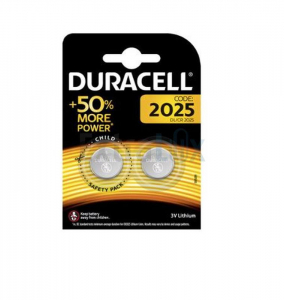 BATERIJA GUMB DURACELL CR2025 3V 1/2
