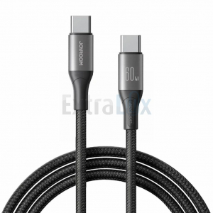KABEL JOYROOM USB C NA USB C 1M PLETEN ČRN S-A28 (8519386)