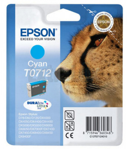 EPSON ČRNILO C13T07124012 CYAN ZA D78/5050/5050/66050/7000F