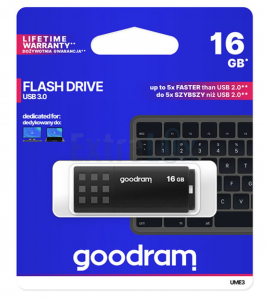 USB KLJUČ 16GB GOODRAM 3.0 UME3 - ČRN