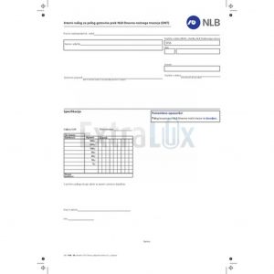 NLB-0057 POLOG GOTOVINE V DNT (INTERNI NALOG ZA POLOG GOTOVINE PREK