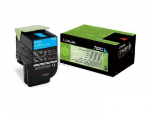 LEXMARK TONER 70C20C0 ŠT.702C ZA CS310/410/510 CYAN