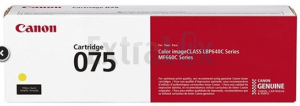 CANON TONER CRG-075Y YELLOW ZA LBP646C/LBP647CDW/MF662C/663C/665CDW 1,3K (6362C002)