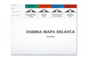 MAPA OSEBNA DELAVCA STANDARD 4-DELNA