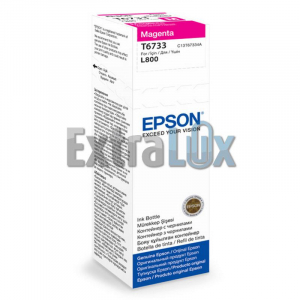 EPSON ČRNILO C13T67334A MAGENTA ZA L800/L805/L810/L850/L1800 STEKLENIČKA