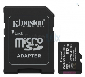 KARTICA SPOMINSKA MICRO KINGSTON SDXC 512GB 150MB/s/U3 UHS-I + ADAPTER