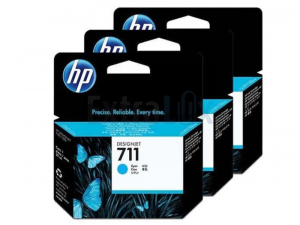 HP ČRNILO CZ134A ŠT.711 CYAN ZA DJ T520, TT120 29ML; 3PACK