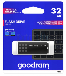 USB KLJUČ 32GB GOODRAM 3.0 UME3 - ČRN