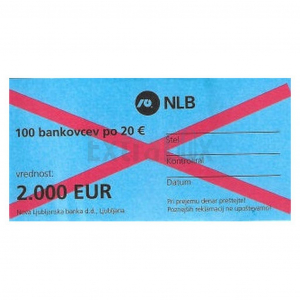 NLB-0037 PASICA ZA POŠKODOVANE BANKOVCE PO 20 EVROV 200/1