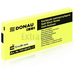 LISTIČI SAMOLEP. DONAU 51X38 ECO RUMENI 100L
