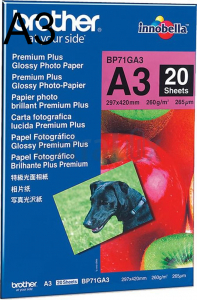 FOTOKOPIRNI PAPIR A3 260G GLOSS BROTHER BP71GA3 1/20