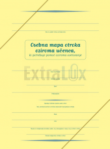 OBRAZEC 1,33 OSEBNA MAPA OTROKA/UČENCA