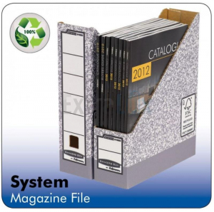 KOŠEK A4 ODLOŽNI KARTONSKI FELLOWES FE0186004 SIVO-BEL