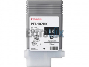 CANON ČRNILO PFI-102 BK  BLACK ZA IPF500/600/700