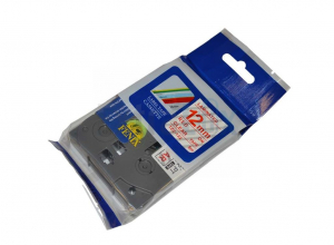 TRAK FENIX TZ-132 12MMX8M RDEČ IZPIS NA PROZORNEM KOMPATIBILEN (TZE132)