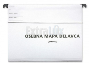 MAPA OSEBNA DELAVCA VISEČA + ELASTIKA