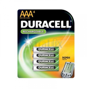 BATERIJA DURACELL POLNILNA AAA/LR03 1,2V NIMH-900mAh 1/4