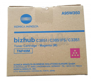 MINOLTA TONER A95W350 TNP49M MAGENTA ZA BIZHUB C3351/3851