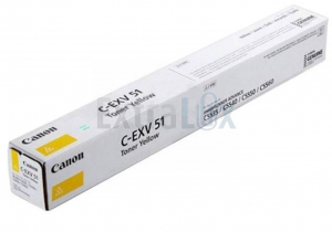 CANON TONER C-EXV 51 YELLOW ZA iRAC5535/5540/5550/5560/5735/5740 0484C002 60K