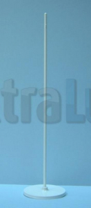 STOJALO ZA NAMIZNO ZASTAVO BELO PVC