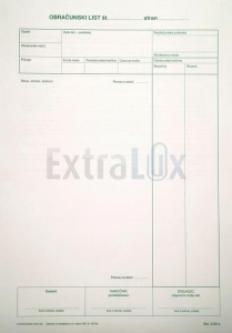 OBRAZEC 3,82 A KNJIGA OBRAČUNSKIH IZMER-OBRAČUNSKI LIST