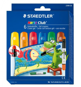 VOŠČENKE STAEDTLER GEL NORIS CLUB 2390 C6 ZA STEKLO 1/6