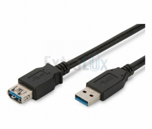 KABEL PODALJŠEK USB 3.0 A-A, 3M DIGITUS ČRN (8535016)
