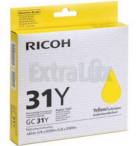 RICOH TONER 405691 GC31Y ZA GXE2600/3300/3350N YELLOW