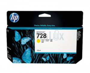 HP ČRNILO F9J65A YELLOW ŠT.728  ZA DSJ T730, T830 130ml