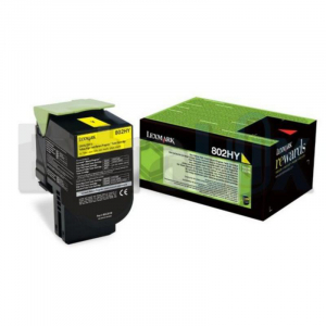 LEXMARK TONER 80C2HY0 YELLOW ZA CX410DE/CX510DE/