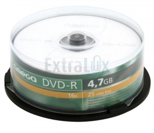 DVD-R NN 4,7GB 120MIN 16X TORTICA 1/25