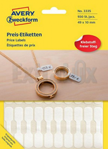 ETIKETE AVERY ZWECKFORM 3335 49X10 (930 ETIKET)