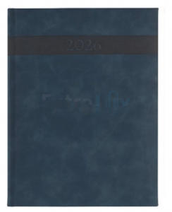 POSLOVNIK TEDENSKI Z DATUMI 2026 MODER (letnica v pasici)