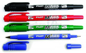 FLOMASTER PILOT SCA-TM-BG TWIN MARKER PERMANENTNI