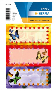 NALEPKE ŠOLSKE METULJI HERMA 5574  2/1