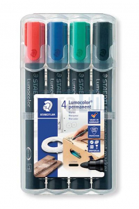 FLOMASTER STAEDTLER LUMOCOLOR 352 WP4 PERMANENTNI OKROGLA KONICA 2MM 4/1