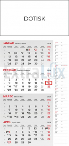KOLEDAR ŠTIRIMESEČNI S PLANERJEM 26-041 2026