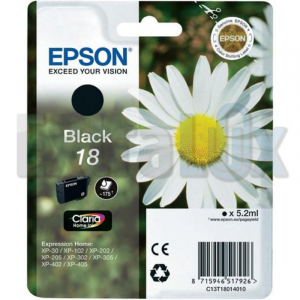 EPSON ČRNILO C13T18014012 BLACK ZA XP30/XP102/XP202/XP205...